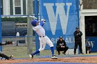 Baseball vs Nichols  Wheaton College Baseball vs Nichols College. - Photo By: KEITH NORDSTROM : Wheaton, baseball